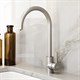 DAMIXA Merkur Смеситель для кухни с каналом для питьевой воды, цвет никель - фото 184169