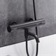 DAMIXA Scandinavian Pure Смесители для ванны и душа поворотный термостатический, цвет черный - фото 184319