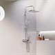 DAMIXA Gala Душевая система с ванно-душевым термостатическим смесителем-полкой и гигиеническим душем, цвет хром - фото 184873