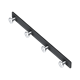 DAMIXA Jupiter Набор крючков для полотенец, цвет черный - фото 184896