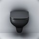 AM.PM C85A1700MBSC X-Joy S подвесной унитаз FlashClean с сиденьем микролифт, черный матовый - фото 185031