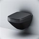 AM.PM C50A1700MBSC Inspire V2.0 подвесной унитаз FlashClean с сиденьем микролифт, черный матовый - фото 185242