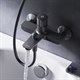 AM.PM F85A10522 X-Joy TouchReel смеситель д/ванны/душа нажимной, черный - фото 185486