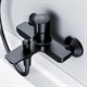 AM.PM F85A10522 X-Joy TouchReel смеситель д/ванны/душа нажимной, черный - фото 185488