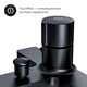 AM.PM F85A10522 X-Joy TouchReel смеситель д/ванны/душа нажимной, черный - фото 185490