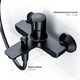 AM.PM F85A10522 X-Joy TouchReel смеситель д/ванны/душа нажимной, черный - фото 185492