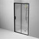 AM.PM W90G-110-1-195BT Gem Solo Дверь душевая 110х195, стекло прозрачное, профиль черный матовый - фото 185848