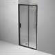 AM.PM W90G-100-1-195BT Gem Solo Дверь душевая 100х195, стекло прозрачное, профиль черный матовый - фото 185860