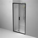 AM.PM W90G-100-1-195BT Gem Solo Дверь душевая 100х195, стекло прозрачное, профиль черный матовый - фото 185861
