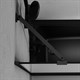 AM.PM W90BS-080-140BM Gem шторка на борт ванны 80х140, фиксированная, черный, стекло матовое - фото 185886