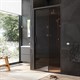AM.PM W90G-100-1-195BBr Gem Solo Дверь душевая 100х195, стекло бронзовое, профиль черный матовый - фото 186251