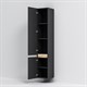 AM.PM M85ACHR0306BM X-Joy, шкаф-колонна, подвесной, правый, 30 см, цвет: черный матовый - фото 187057
