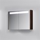 AM.PM M30MCX1001TF Sensation, зеркало, зеркальный шкаф, 100 см, с подсветкой, табачный дуб, текстурированн - фото 187171