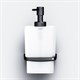 AM.PM A50A36922 Inspire V2.0, Стеклянный диспенсер для жидкого мыла с настенным держателем, черный, шт - фото 187348