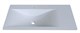 MADERA Pulsus Раковина накладная  прямоугольная, искусственный мрамор, ширина 100 см - фото 191123