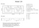 MADERA Modul Раковина накладная  прямоугольная, искусственный мрамор, ширина 120 см - фото 191164