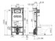 ALCA PLAST Set 4в1 для установки унитаза с панелью смыва черной - фото 191599