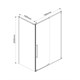 VINCEA Arno Душевой уголок двери раздвижные, размер 150х100 см, профиль - хром / стекло - прозрачное, стекло 8 мм - фото 191990