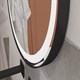CEZARES Cadro Зеркало в металлической раме, со встроенной подсветкой, сенсорным выключателем и подогревом, 12V, 220-240V, 807x30 - фото 192792