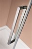 CEZARES Stylus-M Душевой уголок прямоугольный двери раздвижные, профиль - хром / стекло - прозрачное, размер 120х100 см, стекло 8 мм - фото 194131