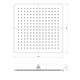 LEMARK Верхний душ 1-функциональный квадратный 40х40 см, цвет хром - фото 194575