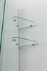 CEZARES Stream Шторка на ванну раздвижная, профиль - хром / стекло - прозрачное, ширина 90 см, стекло 8 мм - фото 194789