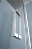 CEZARES Slider Душевой уголок прямоугольный двери распашные, профиль - хром / стекло - прозрачное, размер 80х80 см, стекло 8 мм - фото 195059