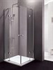 CEZARES Verona Душевой уголок прямоугольный двери распашные, профиль - хром / стекло - прозрачное, размер 100х90 см, стекло 6 мм - фото 195496