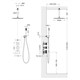 TIMO Saona Душевая система встроенная с термостатом (SX-2399/03SM), цвет черный матовый - фото 196698