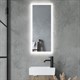 SANCOS Зеркало для ванной комнаты  Polo 350х800 с подсветкой - фото 196882