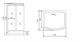 TIMO Lux Душевая кабина прямоугольная, размер 110х95 см, профиль - хром / стекло - прозрачное, двери раздвижные - фото 197844