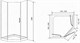 TIMO Tl Душевой уголок пятиугольная, размер 90х90 см, профиль - хром / стекло - прозрачное, двери распашные - фото 198030