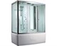 TIMO Lux Душевая кабина прямоугольная, размер 150х88 см, профиль - хром / стекло - прозрачное, двери раздвижные - фото 198470