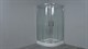 TIMO Tl Душевой уголок четверть круга, размер 100х100 см, профиль - хром / стекло - прозрачное, двери раздвижные - фото 199009