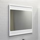 COMFORTY Зеркало Марсель-75 белое матовое с подсветкой - фото 199503
