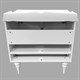 COMFORTY Тумба-умывальник напольный "Монако-80-1" белый глянец с раковиной 3380 COMFORTY 4136578