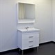 COMFORTY Зеркало-шкаф Никосия-80 белый глянец - фото 200096