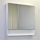 COMFORTY Зеркало-шкаф Никосия-80 белый глянец - фото 200100