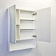COMFORTY Зеркало-шкаф Никосия-60 белый глянец - фото 200105