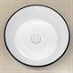 COMFORTY Раковина-чаша круглая диаметр 40 см, цвет черный - фото 200246