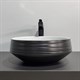COMFORTY Раковина-чаша  диаметр 40 см, цвет белый / черный - фото 200862