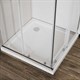 VINCEA City Душевой уголок прямоугольный двери раздвижные профиль - хром / стекло - прозрачное размер 100х80 см 5 мм - фото 201550
