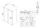 VINCEA City Душевой уголок прямоугольный двери раздвижные профиль - хром / стекло - прозрачное размер 120х90 см 5 мм - фото 201564