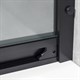 VINCEA Stile Душевой уголок квадратный двери поворотные профиль - черный / стекло - прозрачное размер 90х90 см 8мм - фото 201602