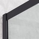 VINCEA Stile Душевой уголок квадратный двери поворотные профиль - черный / стекло - прозрачное размер 90х90 см 8мм - фото 201604