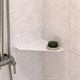 RGW Полка в ванную комнату MT-03W цвет белый - фото 201830