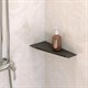 RGW Полка в ванную комнату MT-11B правая цвет черный - фото 201837