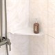 RGW Полка в ванную комнату MT-13W цвет белый - фото 201860