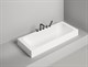 SALINI Orlanda Встраиваемая ванна с прямоугольной чашей, регулируемые ножки, донный клапан "Up&Down" белый, сифон, интегрированный слив-перелив размер 170х80 см, белый - фото 202137