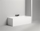 SALINI Orlanda Встраиваемая ванна с прямоугольной чашей, регулируемые ножки, донный клапан "Up&Down" белый, сифон, интегрированный слив-перелив размер 170х80 см, белый - фото 202151